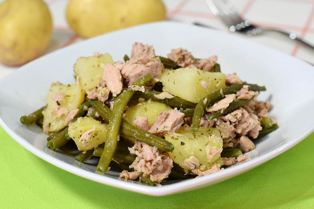 Insalata Di Patate Fagiolini E Tonno Tuorlo Rosso