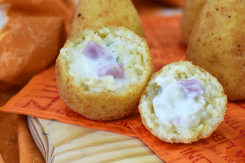 Arancine Siciliane Al Burro Tuorlo Rosso